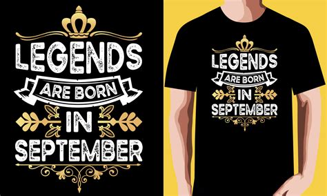 legends are born in september